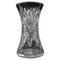Vintage Vase aus geschliffenem Kristallglas, 1960er 1