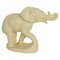 Art Deco Czechoslovakian Ceramic Elephant Figurine, 1930s 1