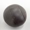 Large Vintage Black Leather Medicine Ball, 1930s, Image 3