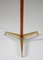 Mid-Century Scandinavian Floor Lamp in Brass and Leather, 1960s, Image 7