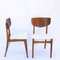 Mid-Century Afromosia Dining Chairs with Boucle Upholstery, 1960s, Set of 4 2