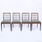 Mid-Century Green Herringbone Upholstered Teak Dining Chairs from McIntosh, 1960s, Set of 4 7