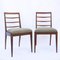 Mid-Century Green Herringbone Upholstered Teak Dining Chairs from McIntosh, 1960s, Set of 4, Image 5