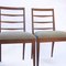 Mid-Century Green Herringbone Upholstered Teak Dining Chairs from McIntosh, 1960s, Set of 4, Image 3