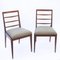 Mid-Century Green Herringbone Upholstered Teak Dining Chairs from McIntosh, 1960s, Set of 4, Image 8