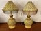 Oriental Painted Tole Lamps, Set of 2, Image 1
