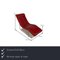 680 Chaise Lounge in Red Leather by Rolf Benz 2