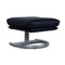 BMP 418 Stool in Dark Blue Leather by Rolf Benz 1