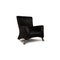322 Armchair in Black Leather by Rolf Benz, Image 1