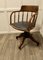 Edwardian Office Desk Chair in Oak, 1900 5