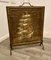 Large Fire Screen in Brass, 1920, Image 2