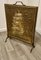 Large Fire Screen in Brass, 1920, Image 5