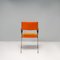 Orange Velvet Carver Dining Chairs attributed to Tom Faulkner, Vienna, 2010s, Set of 10 7