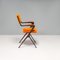 Orange Velvet Carver Dining Chairs attributed to Tom Faulkner, Vienna, 2010s, Set of 10 6