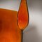 Orange Velvet Carver Dining Chairs attributed to Tom Faulkner, Vienna, 2010s, Set of 10, Image 12