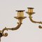 Candelabri stile impero in bronzo dorato, set di 2, Immagine 5