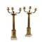 Candélabre Style Empire en Bronze Doré, Set de 2 1