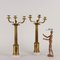 Empire Style Candelabra in Gilded Bronze, Set of 2, Image 2