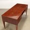 Italian Mahogany Desk with Side Drawers, 1950s, Image 7