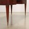 Italian Mahogany Desk with Side Drawers, 1950s, Image 6