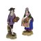 Polychrome Porcelain Figurines, Set of 2, Image 1