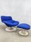 Vintage F518 Swivel Chair & Ottoman by Geoffrey Harcourt for Artifort, 1960s, Set of 2, Image 1