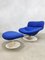 Vintage F518 Swivel Chair & Ottoman by Geoffrey Harcourt for Artifort, 1960s, Set of 2 4