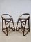 Vintage Danish Bamboo Bar Stools, 1970s, Set of 4, Image 4