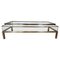 Mid-Century Brass, Chrome, and Glass Showcase Coffee Table, 1970s 1
