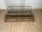 Mid-Century Brass, Chrome, and Glass Showcase Coffee Table, 1970s 4