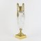 French Empire Glass Vase with Bronze Monitor, 1800s 5