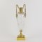 French Empire Glass Vase with Bronze Monitor, 1800s, Image 4