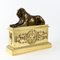 French Empire Chenets with Lions Figures, 1800s, Set of 2 7