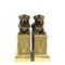 French Empire Chenets with Lions Figures, 1800s, Set of 2 2