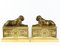 French Empire Chenets with Lions Figures, 1800s, Set of 2 4