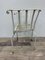 19th Century English Wrought Iron Garden Chair with Rounded Back, Image 9