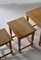 Nesting Tables attributed to Henning Kjærnulf in Quartersawn Oakwood, Denmark, 1960s, Set of 3 7