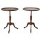 Side Tables in Dark Stained Oak by Anton Kildeberg, Denmark, 1950s, Set of 2, Image 1