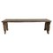 Mid-Century Italian Minimal Wooden Bench or Side Table 1