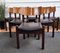 Italian Upholstered Walnut Dining Chairs, 1950s, Set of 6 10