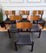 Italian Upholstered Walnut Dining Chairs, 1950s, Set of 6, Image 9
