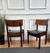 Italian Upholstered Walnut Dining Chairs, 1950s, Set of 6 8