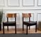 Italian Upholstered Walnut Dining Chairs, 1950s, Set of 6 6