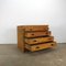 Vintage Brown Pine Chest of Drawers 3