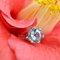 French 3.25 Carats Aquamarine 18 Karat White Gold Solitaire Ring, 1950s 3