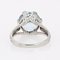 Bague Solitaire Aigue-marine 3.25 Carats en Or Blanc 18 Carats, France, 1950s 14