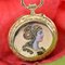 French 20th Century 18 Karat Yellow Gold Enamelled Pocket Watch, 1890s 14