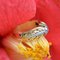 20th Century Diamond 18 Karat Yellow Gold Platinum Bangle Ring, 1890s 14
