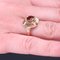French Spessartite Garnet 18 Karat Rose Gold Ring, 1960s, Image 12