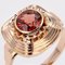 French Spessartite Garnet 18 Karat Rose Gold Ring, 1960s, Image 9